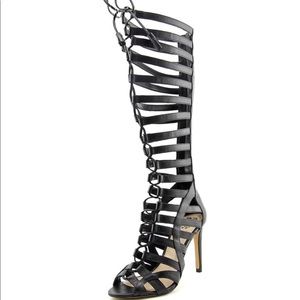 Vince Camuto Olivian Women Black Gladiator Sandal